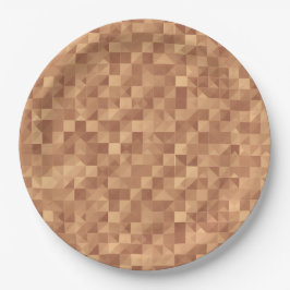 Prato De Papel Coffee Chic Party Plates: Disposable Elegance
