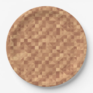 Prato De Papel Coffee Chic Party Plates: Disposable Elegance