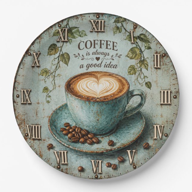 Prato De Papel Coffee Is Always a Good Idea (Frente)