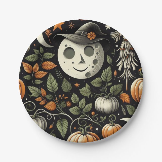 Prato De Papel Coisas Assustadoras (Frente)