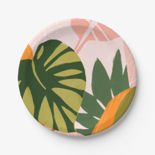 Prato De Papel Colagem da Selva I