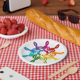 Prato De Papel Colchões De Árvores Em Placas De Papel Padrão