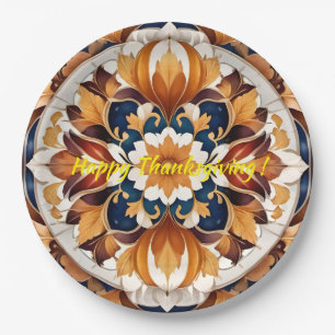 Prato De Papel Coleção de outono de Trendy Pumpkin