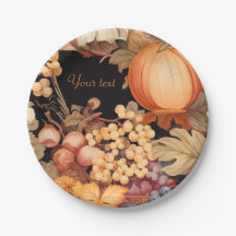 Colheita de outono elegante personalizada com esti