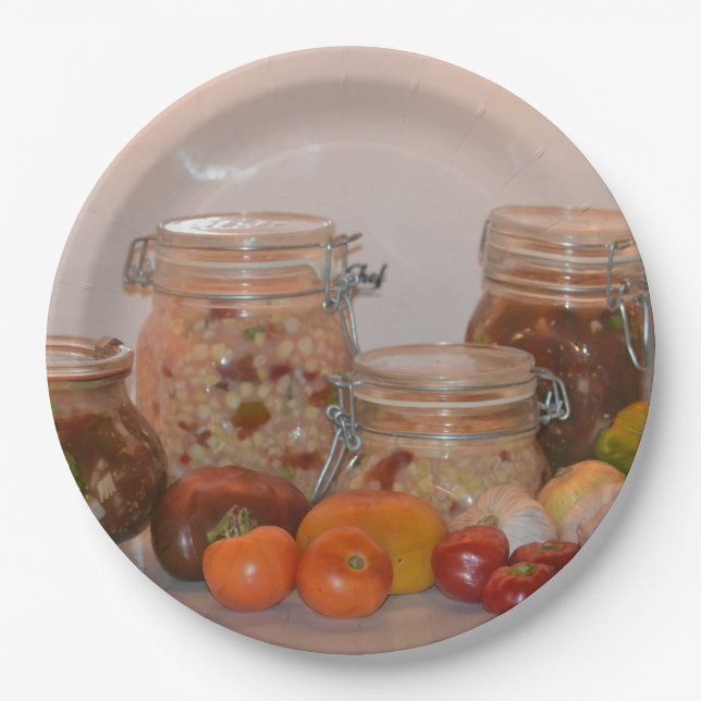 Prato De Papel Colheita de Verão Dois (Frente)