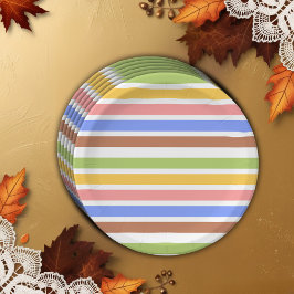 Prato De Papel Colorida Chá de fraldas Festivo Pequeno Turco