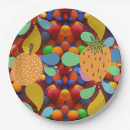 Prato De Papel colorido