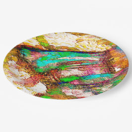 Prato De Papel Colorido - Russo e áspero, como o brasão