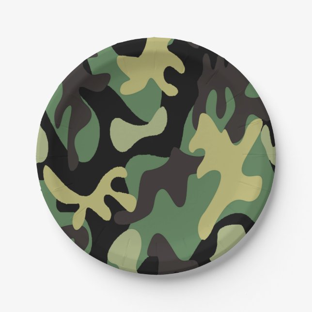 Prato De Papel "Comida" "chapas de papel" "decoração de partidos" (Frente)