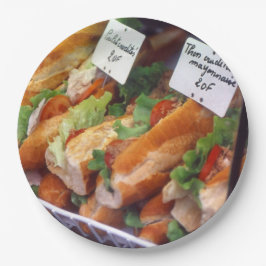 Prato De Papel Comida francesa