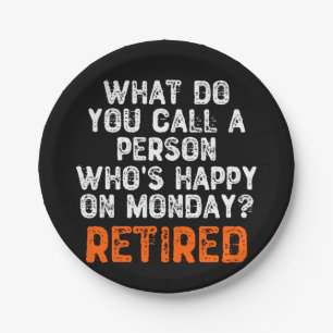 Prato De Papel Como se chama uma pessoa que está feliz na segunda