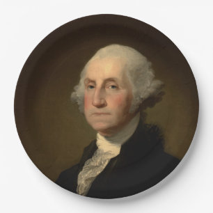 Prato De Papel Completou Antheneum George Washington, Stuart