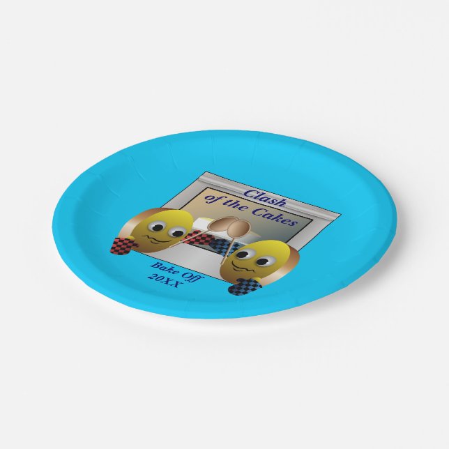 Prato De Papel Concurso de Baking (Inclinado)