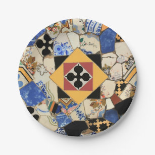 Prato De Papel Condecoração do mosaico