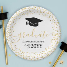 Confete Brilhante Dourado de Formatura Festa de Gr