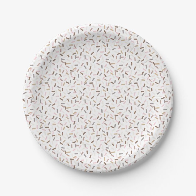 Prato De Papel Confetti Chic (Sprinkles) (Frente)