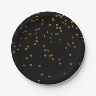 Prato De Papel Confetti - Jack O'Lanterna