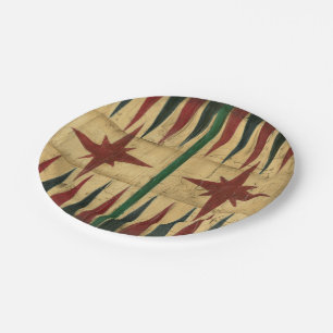 Prato De Papel Conselho de Jogo Antiquado do Backgammon por Ethan