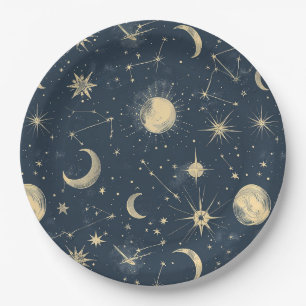 Prato De Papel Constelação Celestial - Noite Estelar (3)