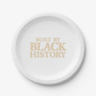 Prato De Papel Construído por Black History African American Blac