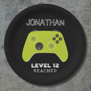 PRATO DE PAPEL CONTROLADORA VERDE NÍVEL DE JOGO PARA CIMA SACO FA