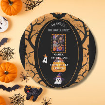 Convite de festas de Fotografia de Trick-or-Tratat