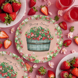 Prato De Papel convite para chá de fraldas de amora doce chá de f