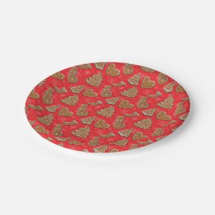 Prato De Papel Cookie de Natal
