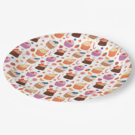 Prato De Papel Cookies e cupcakes