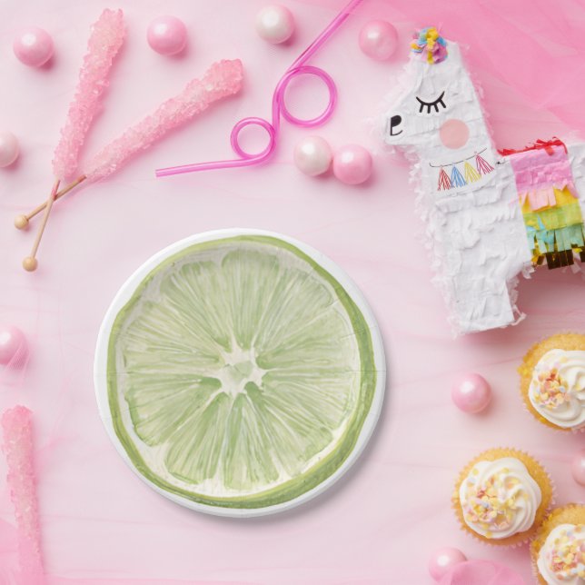 Prato De Papel Coquette Margarita Lime (Festa)