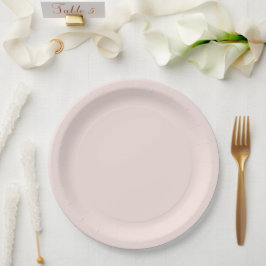 Prato De Papel Cor-de-rosa-branca