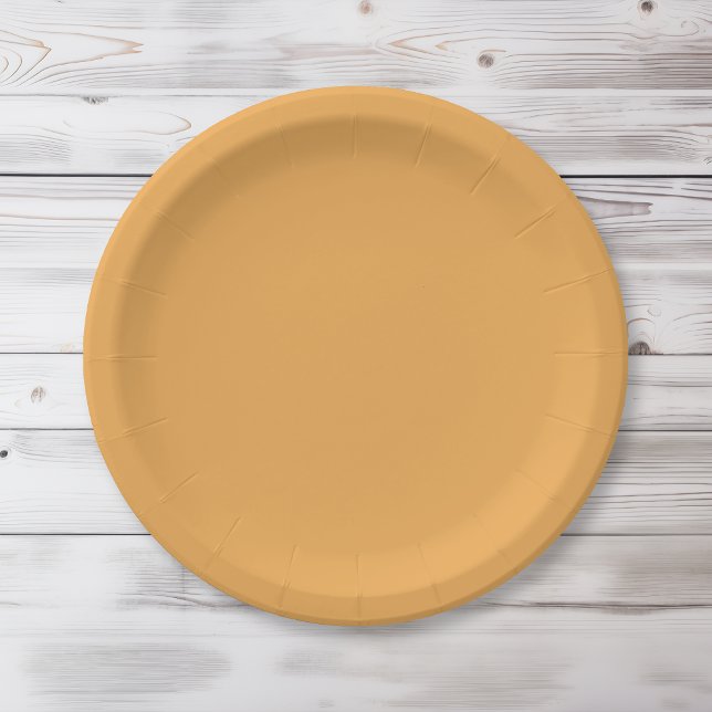 Prato De Papel Cor sólida Pólen Amarelo (Criador carregado)