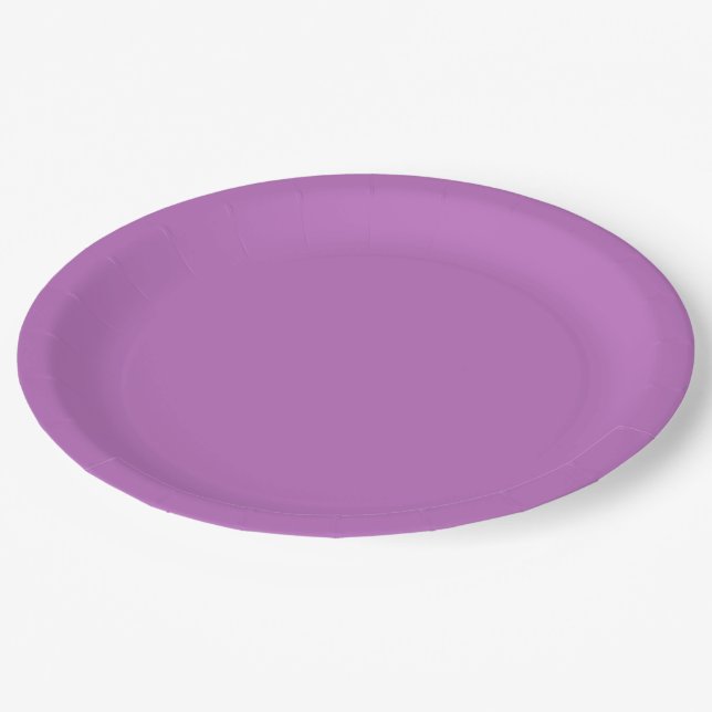 Prato De Papel Cor Sólida Violeta (Inclinado)