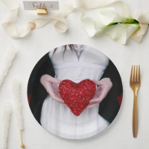 Coração de Amor Vermelho Sparkly (Dia de os namora