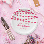 Prato De Papel Cordas de Pé-de-Obra Chá de panela<br><div class="desc">Celebre em estilo com estas modernas e muito modernas chás de panela ou placas de papel de casamento. Esta design é fácil de personalizar com sua redação de eventos especiais e seus convidados ficarão entusiasmados quando eles virem essas placas fabulosas. Itens correspondentes podem ser encontrados na coleção.</div>