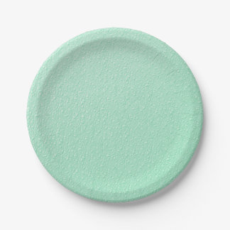 Prato De Papel Cores na moda do verde Pastel da hortelã