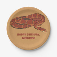 Corn Cobra Laranja Vermelho Realista Personalizado