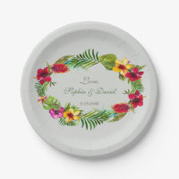 Coroa de Flores Tropicais Radiantes Havaianas para