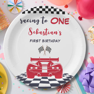 Prato De Papel Corrida para um primeiro aniversário de criança