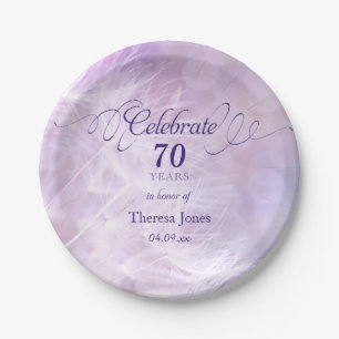 Prato De Papel Costume adulto da festa de aniversário placa de