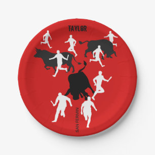 Prato De Papel Costume, San Fermin Pamplona, funcionamento de
