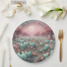 Cottagecore personalizado Patch de Abóbora Rosa e 