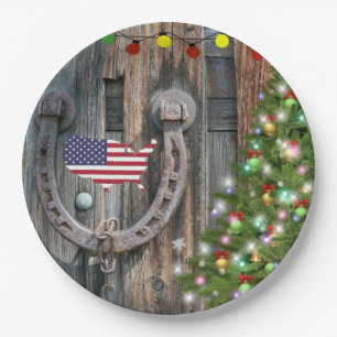 Prato De Papel Country Charm Christmas