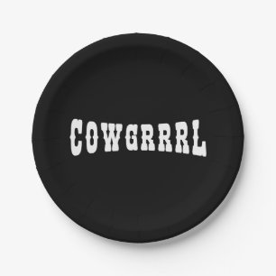 PRATO DE PAPEL COWGRRRL