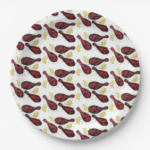 Prato De Papel Cozinhar Tandoori Tandoori Comida indiana