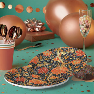 Prato De Papel Cray, um design William Morris,