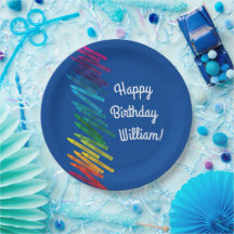 Crayons, Aniversário de criança Party Art, Colorid