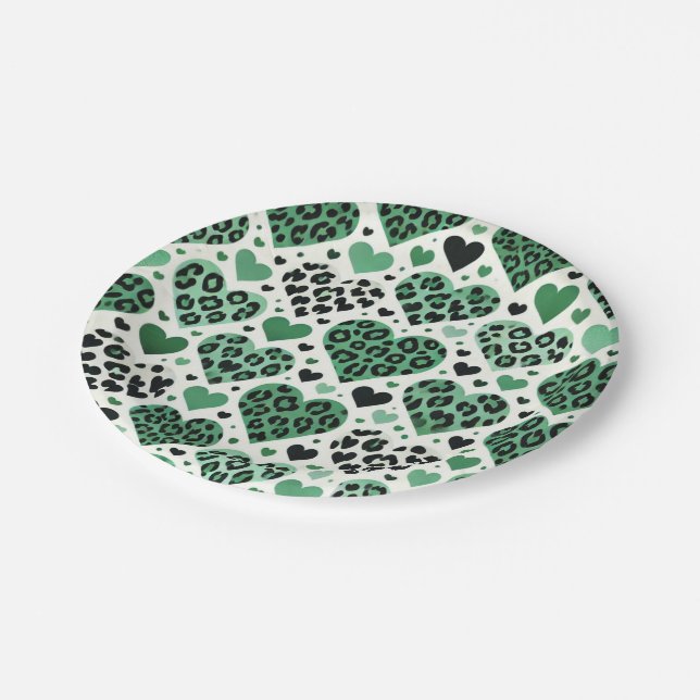 Prato De Papel Crazy Love (Verde) (Inclinado)