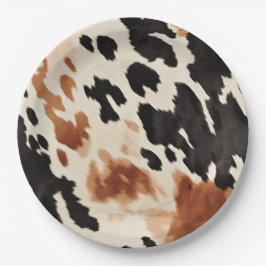 Prato De Papel Creme Castanho