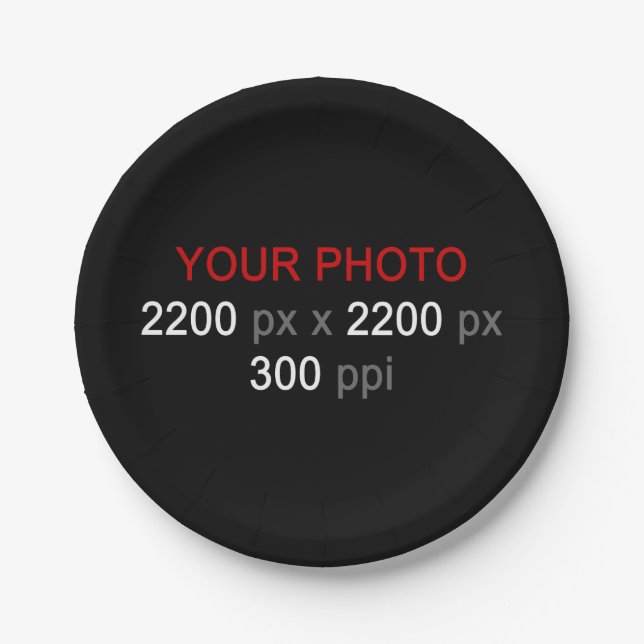 Prato De Papel Criação pessoal (Frente)